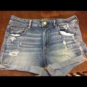 American Eagle hi rise shorts